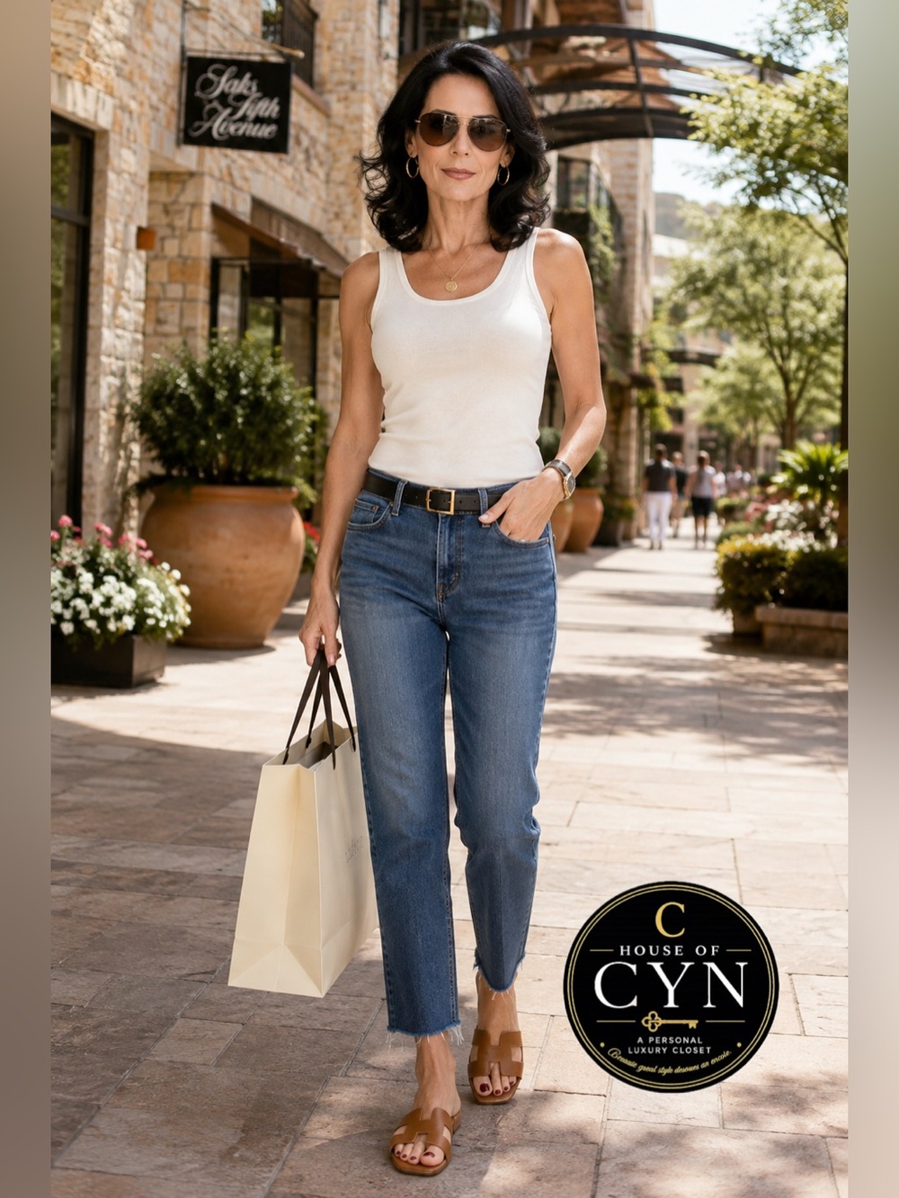 NWT Tahari ‘Olivia’ Mid Rise Slim Straight Raw Hem, Jeans 6/28